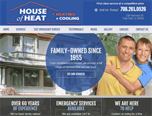 Tablet Screenshot of houseofheat.com